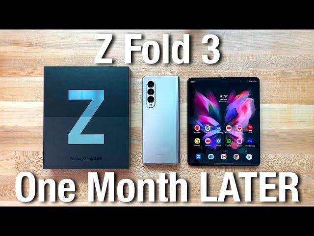 Samsung Galaxy Z Fold 3 Review - 1 Month Later!