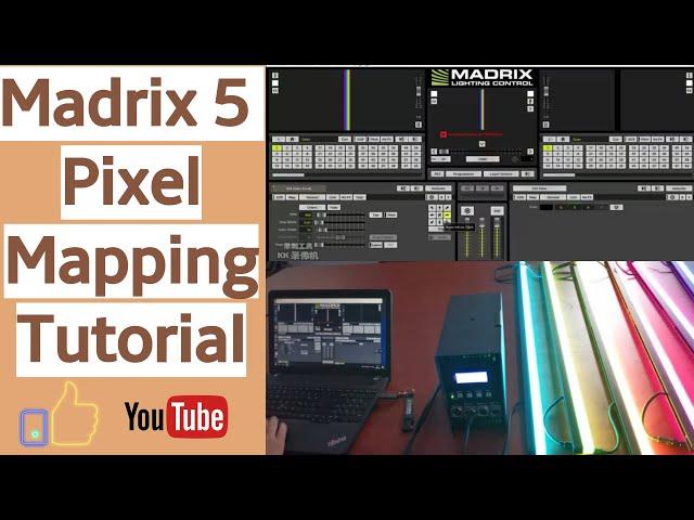 How to Setup Madrix to Artnet Controller Working WS2812B LED Pixel Light?