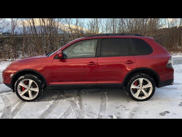 Ремонт Porsche Cayenne на коленке. Новые диски.