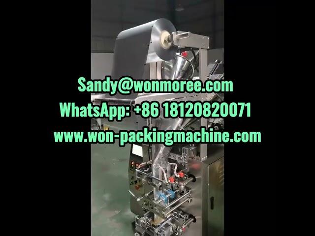 How to pack salt and black pepper in one sachet? VFFS granules packing machine