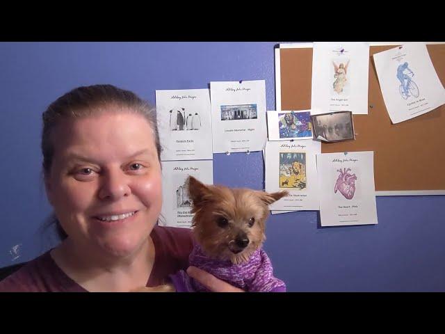 FlossTube #195: Can't WAIT To Show You New Cross Stitch Designs!!