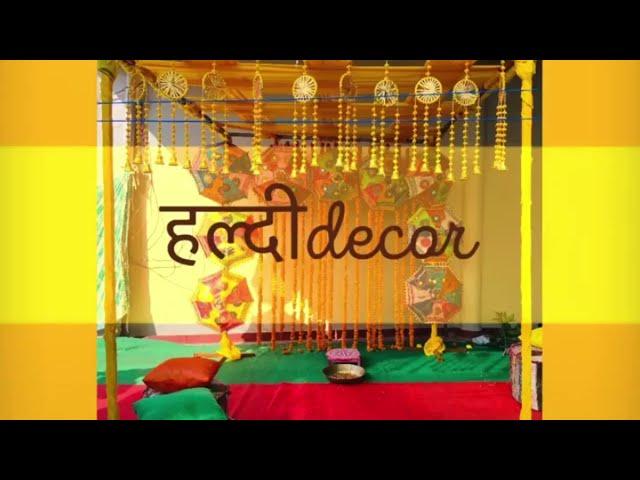 DIY haldi decore | Decore ideas | wedding decore DIY| Eventswedo