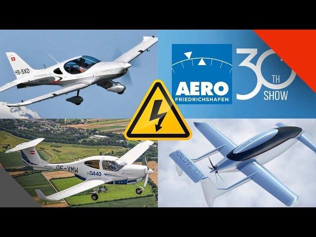 Electric aviation is approaching! Bristell Energic, Diamond eDA40, VoltAero Cassio at AERO 2024