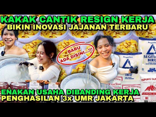 KAKAK CANTIK BIKIN INOVASI JAJANAN TERBARU ‼️PENGHASILAN 3 KALI UMR JAKARTA ‼️JAJANAN VIRAL 2024‼️