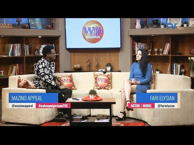 Why Fari Elysian came to Nigeria. Revealing  interview video ( TVCconnect, WakeUpNigeria)