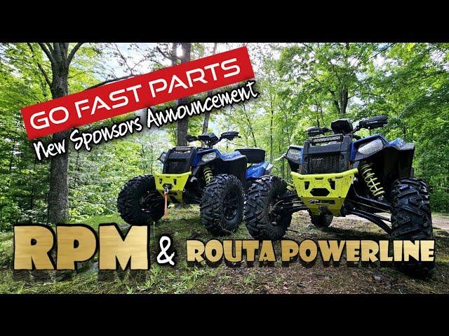 RPM and Routa Powerline for WIN New Sponsors, New Parts, New Testing (Polaris Scrambler Exhaust)