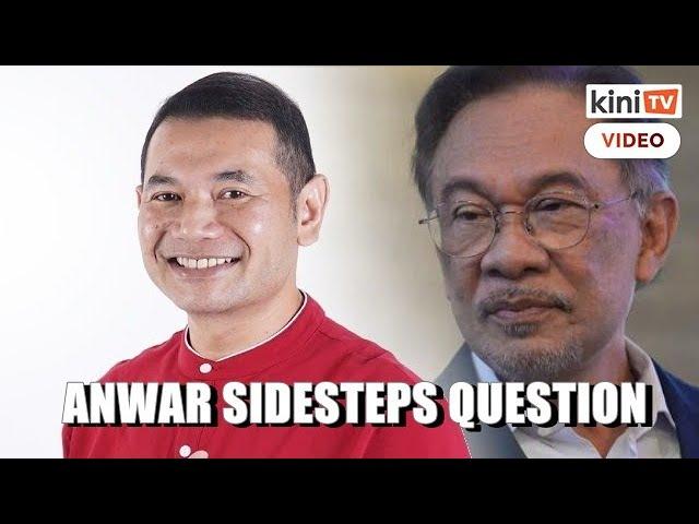 Anwar chooses not to answer questions on Rafizi's return