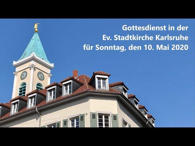 Kantate! Singet! Gottesdienst aus der Stadtkirche Karlsruhe