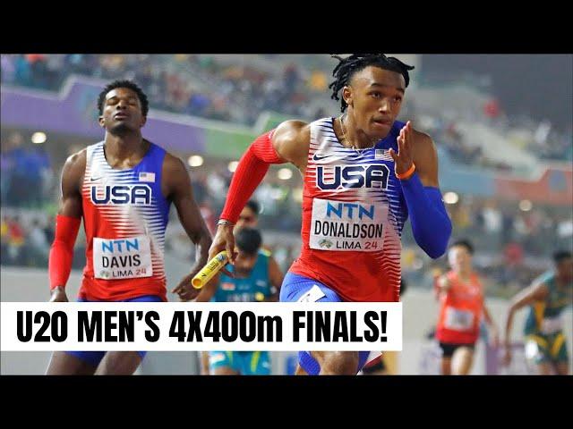 Men's 4x400m Relay FINALS - U20 World Athletics Championship Lima 2024!!