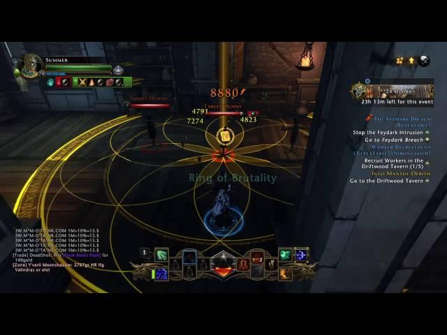 NEVERWINTER MY HUNTER RANGER ROTATION!!!!!