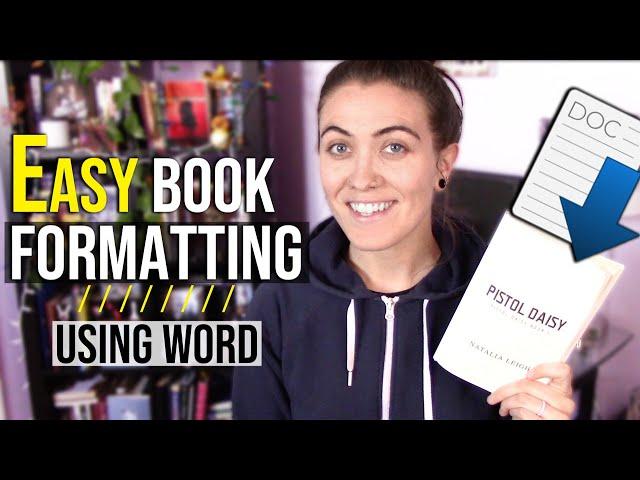 HOW TO FORMAT A BOOK IN WORD  basic novel formatting using microsoft word