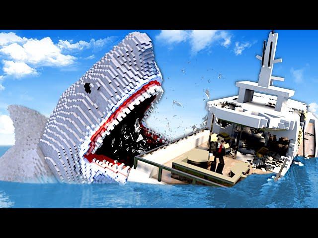 MEGALODON SINKS YACHT! (Teardown)