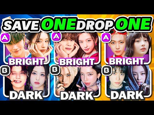 BRIGHT VS DARK: 3 Songs vs 3 Songs  Save One Drop OneKpop Quiz 2024