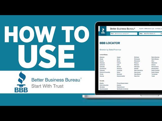 How To Use The Better Business Bureau | Check a Business at the BBB