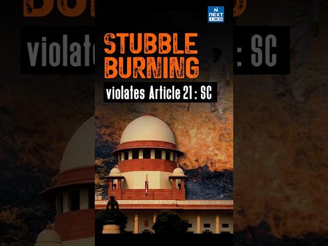 Supreme Court On Pollution | Stubble burning | UPSC Current Affairs 2024