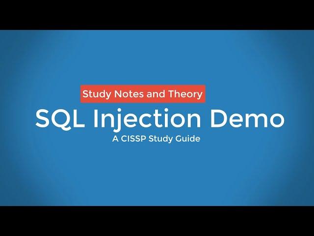 SQL Injection Demonstration