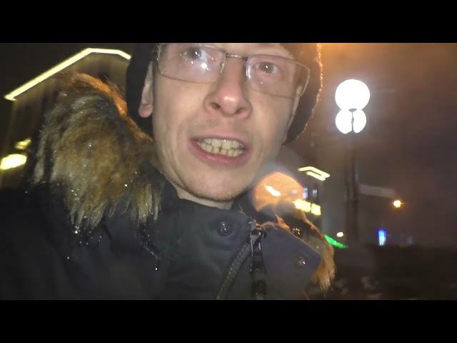 Евгений Манаенков в Минске на Новый год (Белоруссия) ЛЕДЯНОЙ ДОЖДЬ, ГОЛОЛЁД.