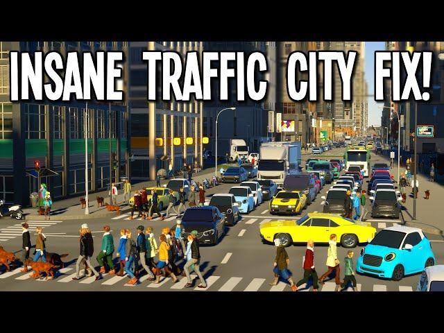 "Now That's What I Call Traffic" Impossible 320K Traffic FIX in Cities Skylines 2!