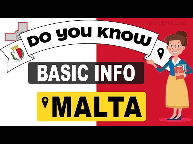 Do You Know Malta Basic Information | World Countries Information #110 - General Knowledge & Quizzes