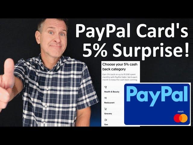 NEW: 5% PayPal Debit Mastercard (In One Category) - Is it better than a cash back credit card?