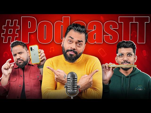 OnePlus 13s ₹4X,XXX?, Slim Vs Compact Phones, Nothing Phone 3, GTA 6, iOS 26 | #PodcasTT️