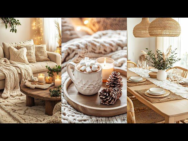 How To Create Cozy Winter Decor (Boho Scandi Style)