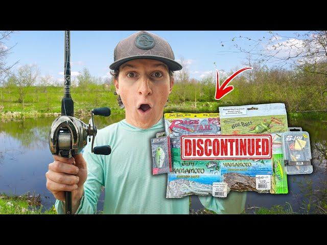I Used DISCONTINUED Fishing Lures -- Any Good?