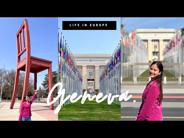 visiting the United Nations in Geneva, Switzerland