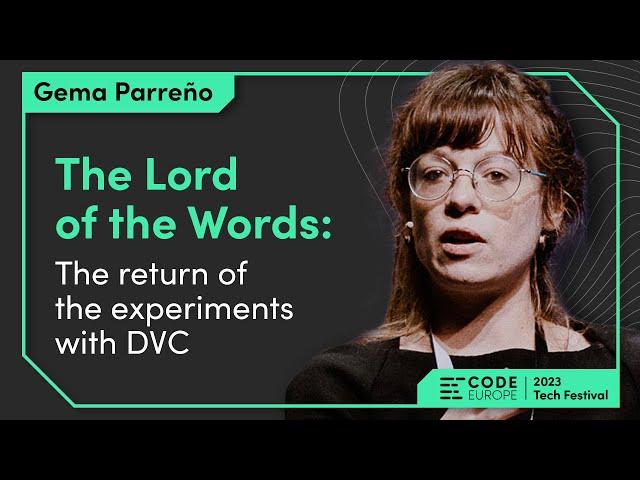 Gema Parreño (@Izertis)  - "The Lord of the Words" at the Code Europe 2023 Tech Festival in Krakow