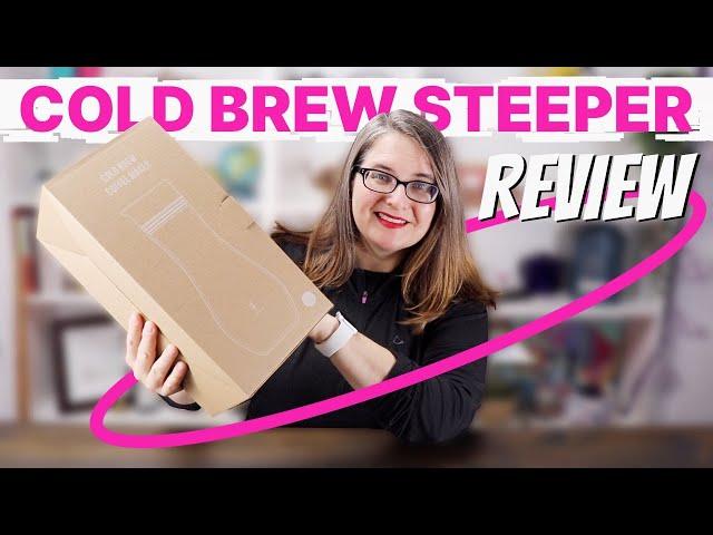 COLD BREW TEA steeper - review + trial + cleaning on Tea with Jann