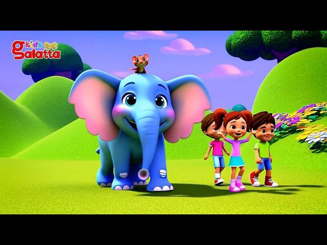 हाथी आ रहा है - Hathi Aa Raha Hai | Hindi Nursery Rhymes for Children | Galatta Kids| Elephant song