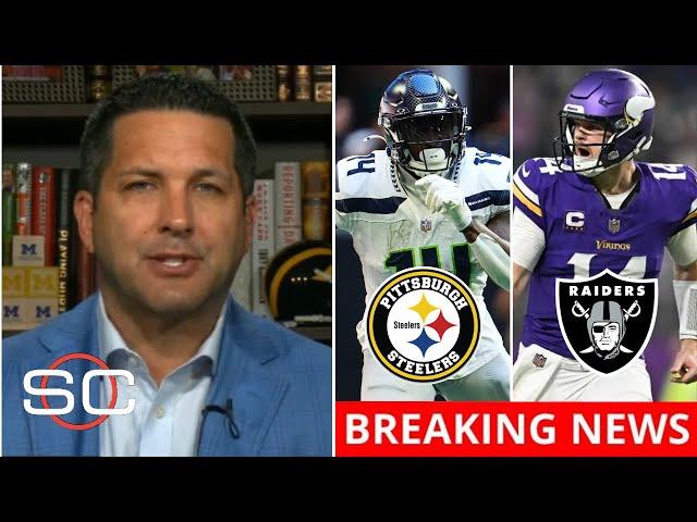 Adam Schefter latest on DK Metcalf to Steelers, Raiders trade for Sam Darnold after sign Maxx Crosby