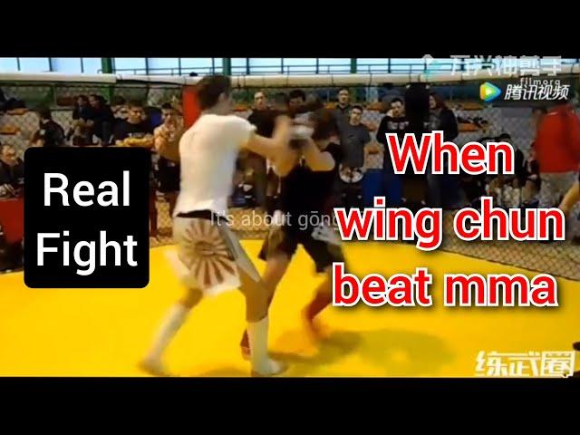 Real Kung fu fight: EP 31/ Wing chun vs MMA #wingchun #mma #fight / it's about gong fu