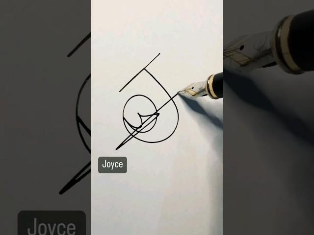 J Signature style  .. signature of letter J #signature #youtubeshorts #shorts