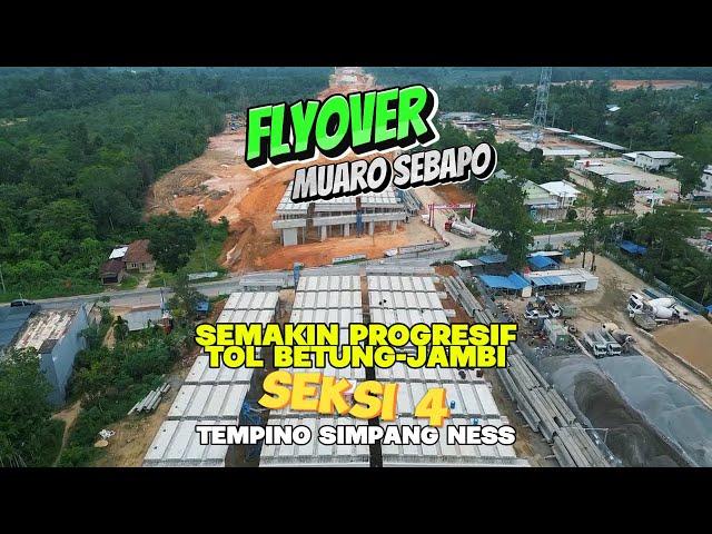 Betung-Jambi Toll Muaro Sebapo Flyover Progress!