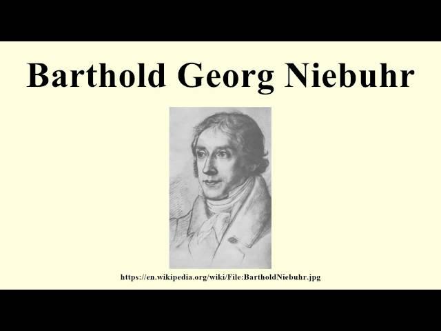 Barthold Georg Niebuhr