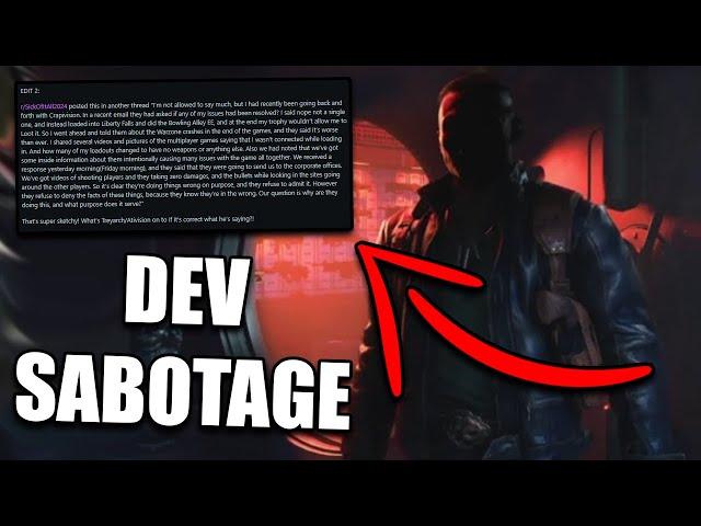 HOLY SH*T, rogue devs are PURPOSELY SABOTAGING Black Ops 6 and Warzone