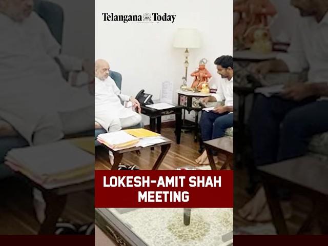 Nara Lokesh Meets Amit Shah About Chandrababu Naidu | #Shorts | #ChandrababuNaidu