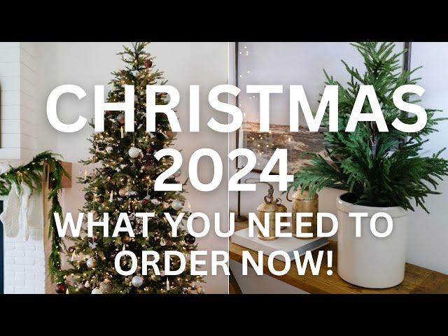 CHRISTMAS DECOR 2024 What You Need To Order Early + Christmas Inspo!