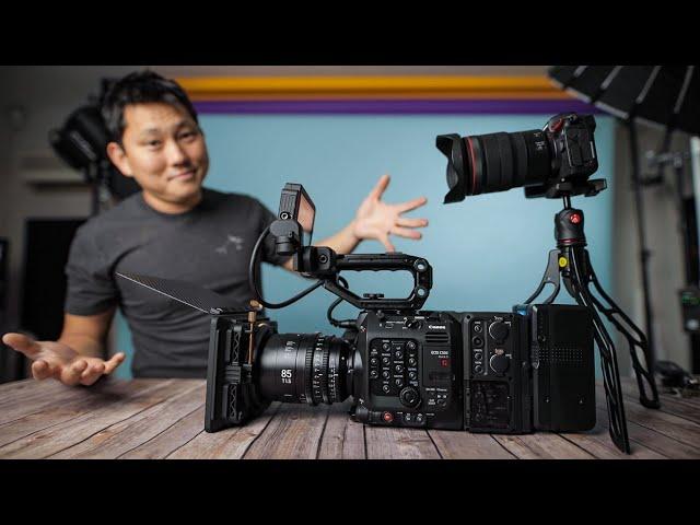 Canon C500 mkii ($15,999) vs Canon EOS R ($1,799)