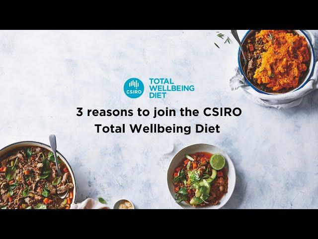 3 reasons to lose weight with the CSIRO Total Wellbeing Diet