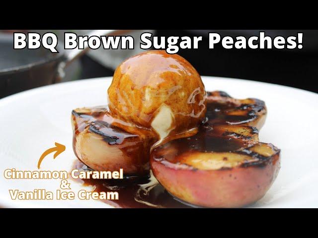 BBQ Brown Sugar Peaches | 31 Days of BBQ