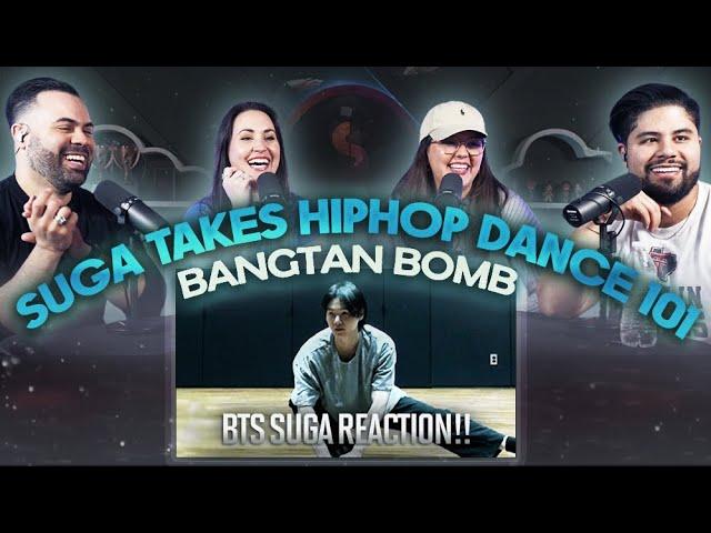 Suga of BTS "Suga Takes Hip Hop Dance 101"  - Give me more Hip Hop Yoongi!!  | Couples React