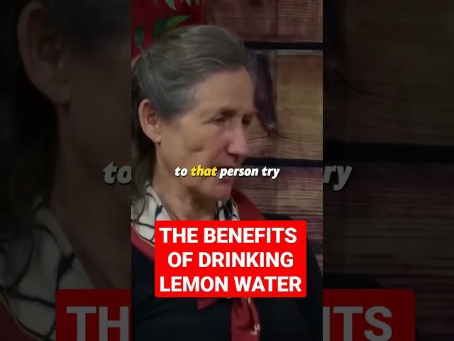 THE BENEFITS OF DRINKING LEMON WATER: Bitter To The Mouth Sweet To The Liver. Lemon Water Is Good.