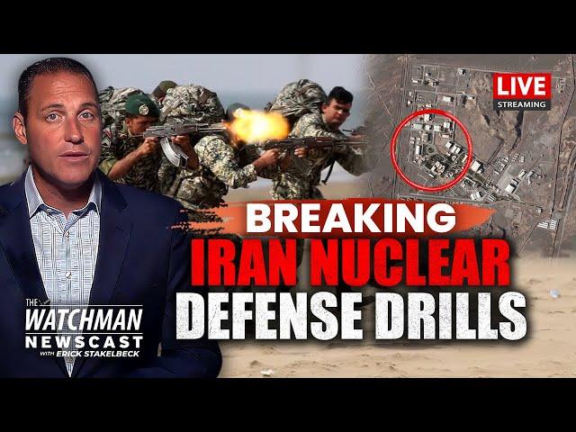 Iran Military Drills at NUCLEAR Site as Threat of Israeli Strike GROWS | Watchman Newscast LIVE