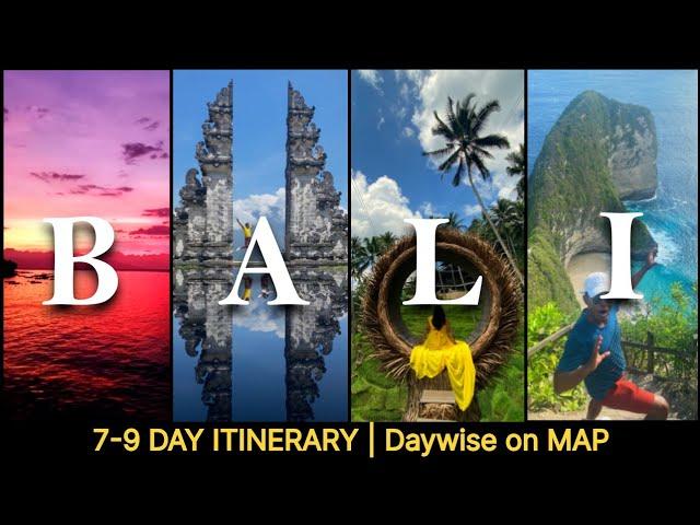 Bali Itinerary 2024 | Day wise Plan on Map | Important Tips | India to Bali Guide 2024 in Hindi