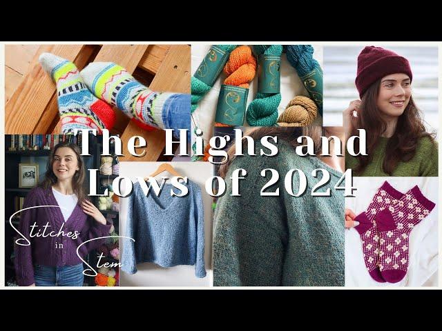 The Highs and Lows of my Year in Knitting | Stitches in Stem