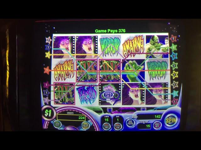 IGT Creature from the Black Lagoon slot machine Claw Bonus