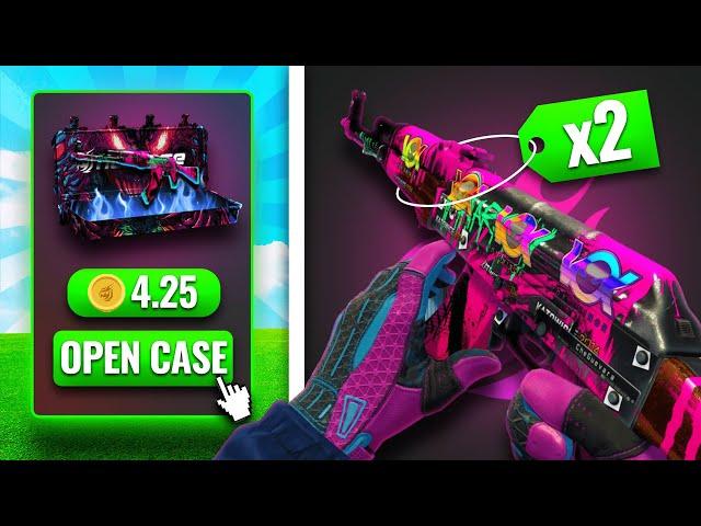 DOUBLING my Balance with Case Battles on HELLCASE! (0.01% chance)