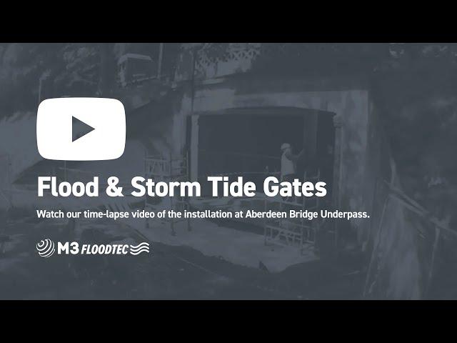 M3 Floodtec Flood & Storm Tide Gates (Aberdeen)